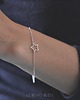bransoletki - inne Rhodium Plated Star Bracelet