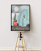 plakaty Plakat Wodospad - Kolaż Fine Art