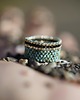 pierścionki - różne Pierścionek Beadingowy SandyBlue