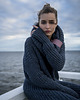 swetry damskie  Sukienka swetrowa - Midi