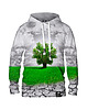 bluzy męskie Męska Bluza z kapturemTREE