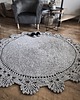 dywany Okrągły dziergany dywan ,dywan sznurkowy 110cm
