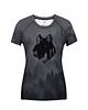 t-shirt damskie Koszulka termoaktywna damska WILK szara