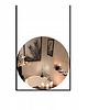 lustra stojące i wiszące LUSTRO OKRĄGŁE W RAMIE AURORA 60cm SUFITOWE LOFT ŁAZIENKA GARDEROBA POKÓJ