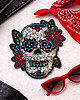 broszki Duża broszka Meksykańska czaszka