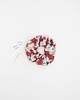 gumki do włosów Scrunchie/frotka Białe kwiaty