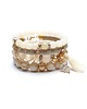 bransoletki z kamieni naturalnych Beige vol. 8 /05-04-23/ set