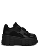 trampki damskie ALTERCORE trampki na platformie Cyber Black