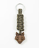 breloki Brelok do kluczy drewniany WILK paracord bushcraft