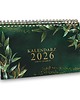 kalendarze i plannery Kalendarz biurkowy 2026 GREEN SPARKLE  na biurko wolnostojący