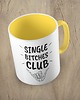 kubki Kolorowy kubek z hasłem SINGLE BITCHES CLUB - mix kolorów