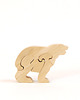 klocki i zabawki drewniane Mały niedźwiedź polarny / Baby polar bear