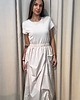 sukienki maxi damskie Bawełniana sukienka Bianco