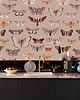tapety i naklejki ścienne Tapeta Colorful Butterfly Pink