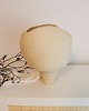 wazony Oryginalny wazon ceramiczny ręcznie robiony, beżowy-  Kolekcja Natural No.4
