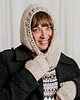 czapki damskie Balaclava wełniana czapka kominiarka z wełny peruwiańskiej WOOLY