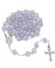 komunia - pozostałe Klasyczny różaniec, RĘKODZIEŁO, I Komunia Św., SREBRO 925, chalcedon 6mm