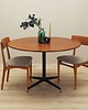 stoły Stół okrągły tekowy, włoski design, lata 70, produkcja: Włochy