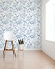 tapety i naklejki ścienne Tapeta Blue Art SG02. Serenity Garden. Akwarelowa Niebieska