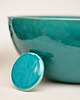 umywalki Umywalka ceramiczna nablatowa 30 cm Emerald Green 