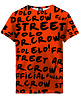 t-shirty dla dziewczynki T-shirt Girl DR.CROW Dr.Crow Orange