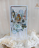 kartki scrapbooking Kobieca kartka urodzinowa, urodziny "Traveller 2" GOTOWA