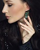kolczyki pozłacane Kolczyki pozłacane SIA emerald