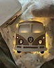 lampy do pokoju dziecka Oryginalna personalizowana lampka BUS VAN OGÓREK z imieniem
