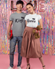 t-shirt damskie Koszulki dla pary King Queen