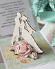kartki scrapbooking Pamiątka ślubu, exploding box, kartka 3d na wesele