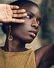 kolczyki pozłacane Kolczyki srebrne MINIMAL earrings MAXI / gold