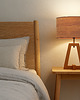 lampy stołowe Drewniana lampka nocna w stylu scandi CLIO ECO z designerskim kloszem z forniru