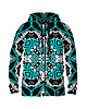 bluza z kapturem damska Damska Bluza Expres Zamek DR.CROW Mint Baroque