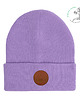 czapki i kapelusze męskie Czapka beanie z bawełny organicznej liliowa
