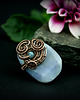 broszki Agat broszka wire wrapping