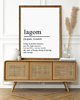 plakaty PLAKAT Lagom definicja typograficzny