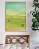 plakaty Polska - góry i pola - plakat fine art