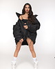 kurtki damskie Kurtka typu bomber oversize czarna