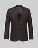 marynarki męskie Marynarka męska do zestawu naro 02 bordo slim fit