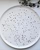 patery i talerze Talerz ceramiczny nakrapiany