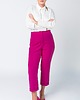 spodnie materiałowe damskie Cygaretki w kolorze Magenta