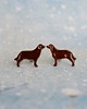kolczyki ceramiczne Labrador kolczyki ceramiczne- prezent z psem