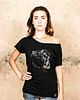 t-shirt damskie Bluzka PTASZEK