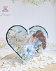 kartki scrapbooking Kartka serce dla Mamy, prezent na Dzień Matki "SunnyLove" GOTOWA