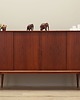 komody i szafki Highboard tekowy, duński design, lata 70, produkcja: Omann Jun