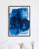 plakaty Plakat - Blue splash