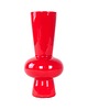 wazony Wazon ceramiczny czerwony, duński design, lata 70, produkcja: Dania