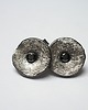 kolczyki wire wrapping Kapsle black- sztyfty