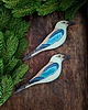 figurki i rzeźby Ceramiczny ptak 2 sztuki zawieszka