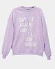 bluza bez kaptura damska Bluza SAY IT! lilac